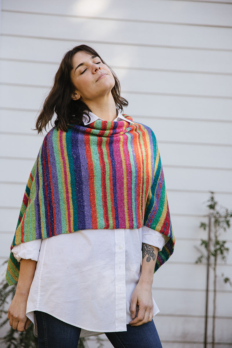 Rowan and Churchmouse Jimmy's Lucky Poncho Kit - Extra Image