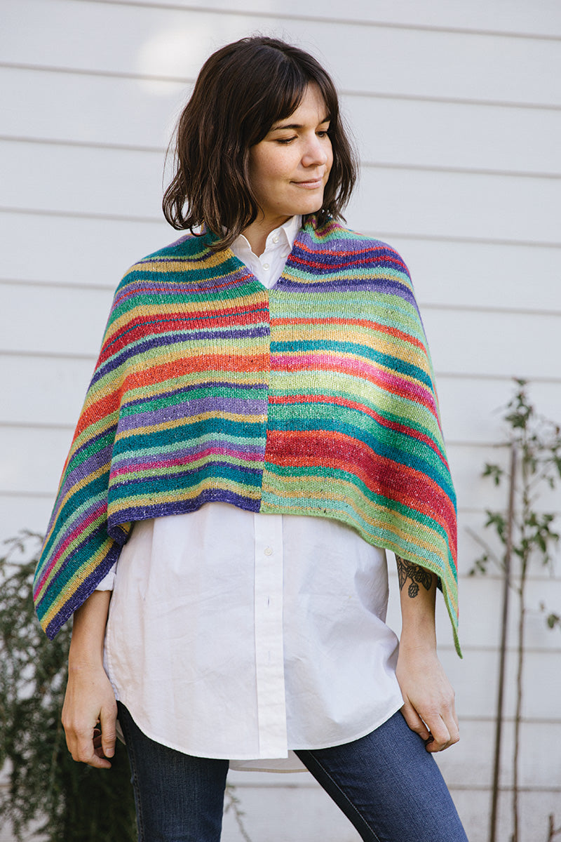 Rowan and Churchmouse Jimmy's Lucky Poncho Kit - Extra Image