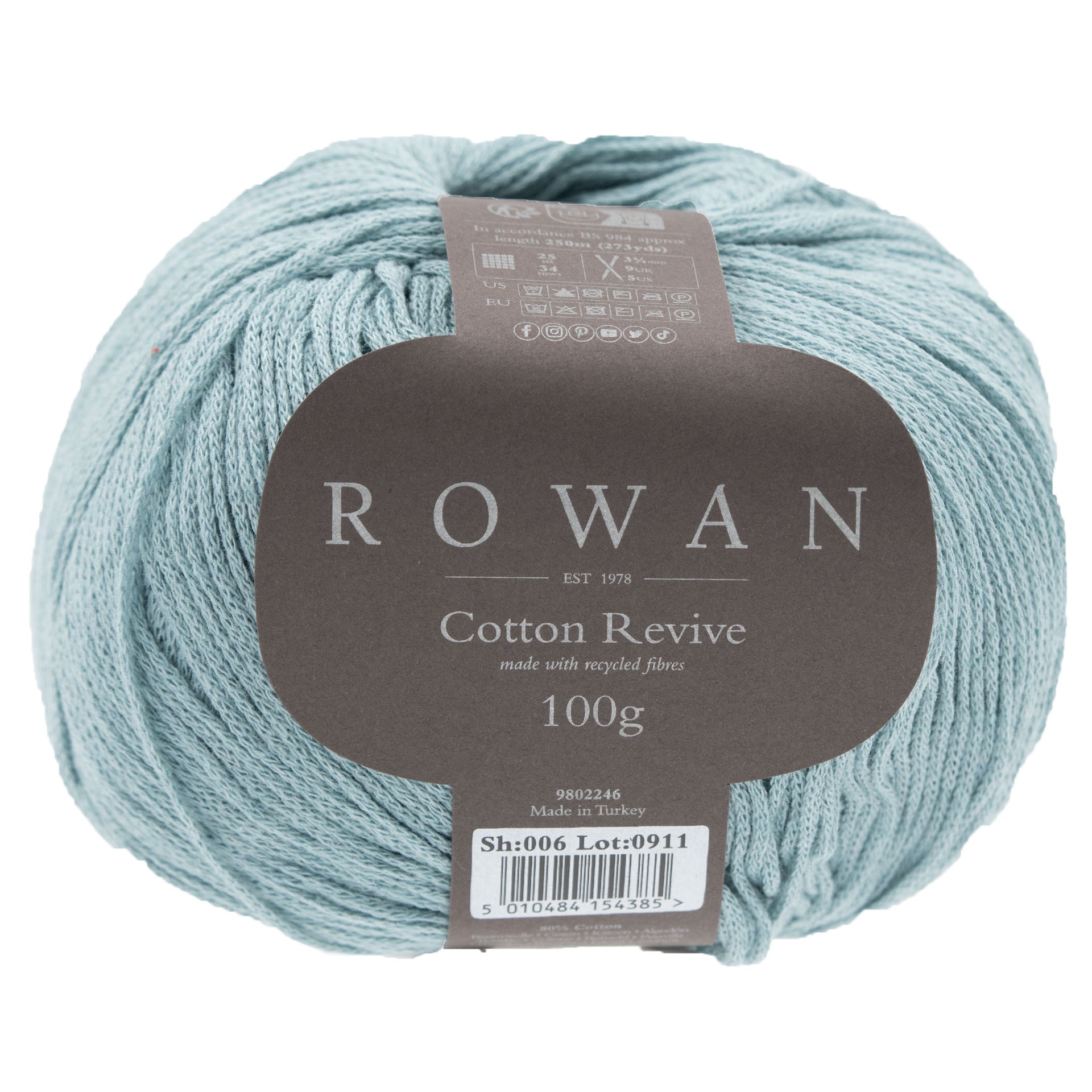 Rowan Cotton Revive Yarn - 006 Breeze - Zoom Image
