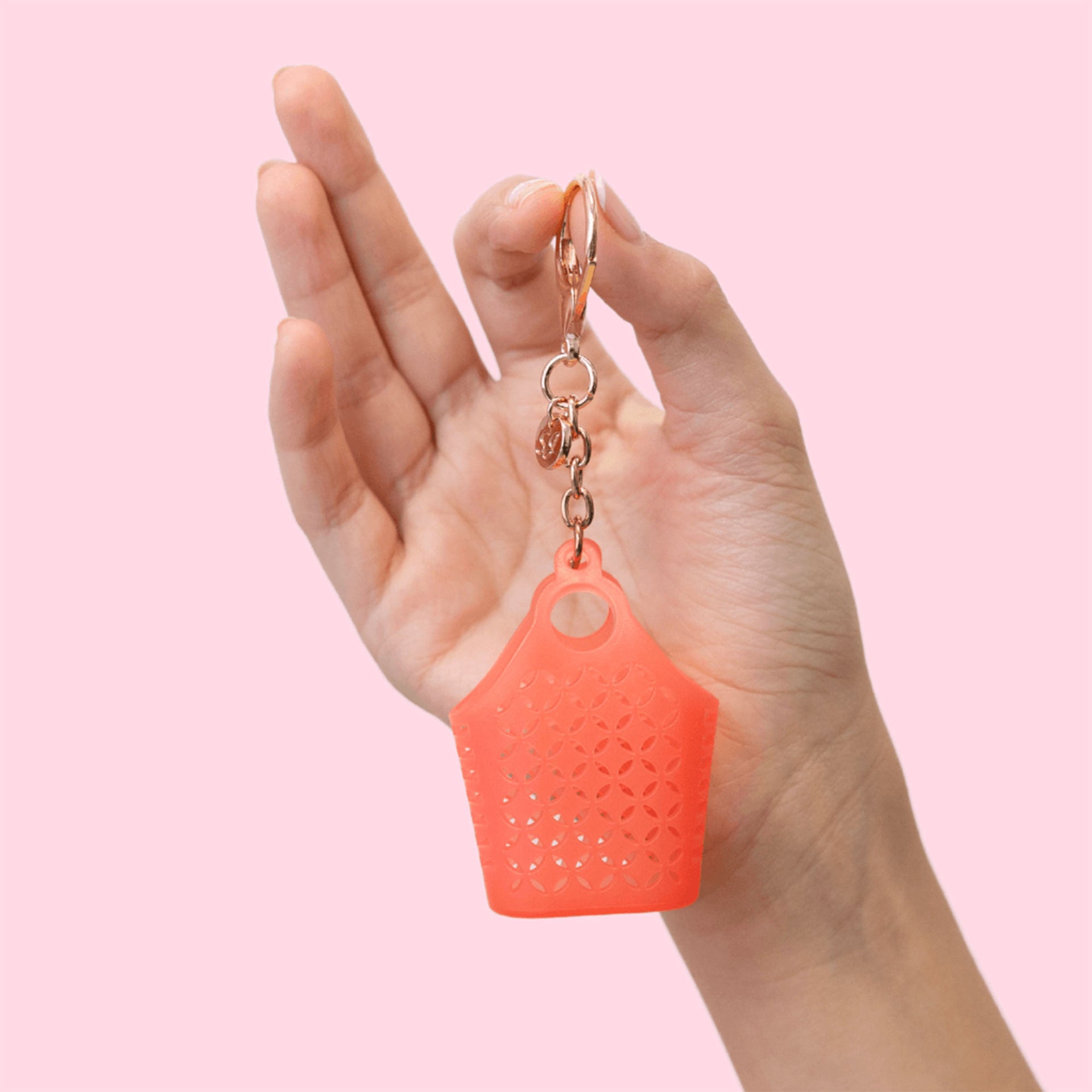 Sun Jellies Itty Bitty Bag Charm - Atomic Neon Orange - Zoom Image
