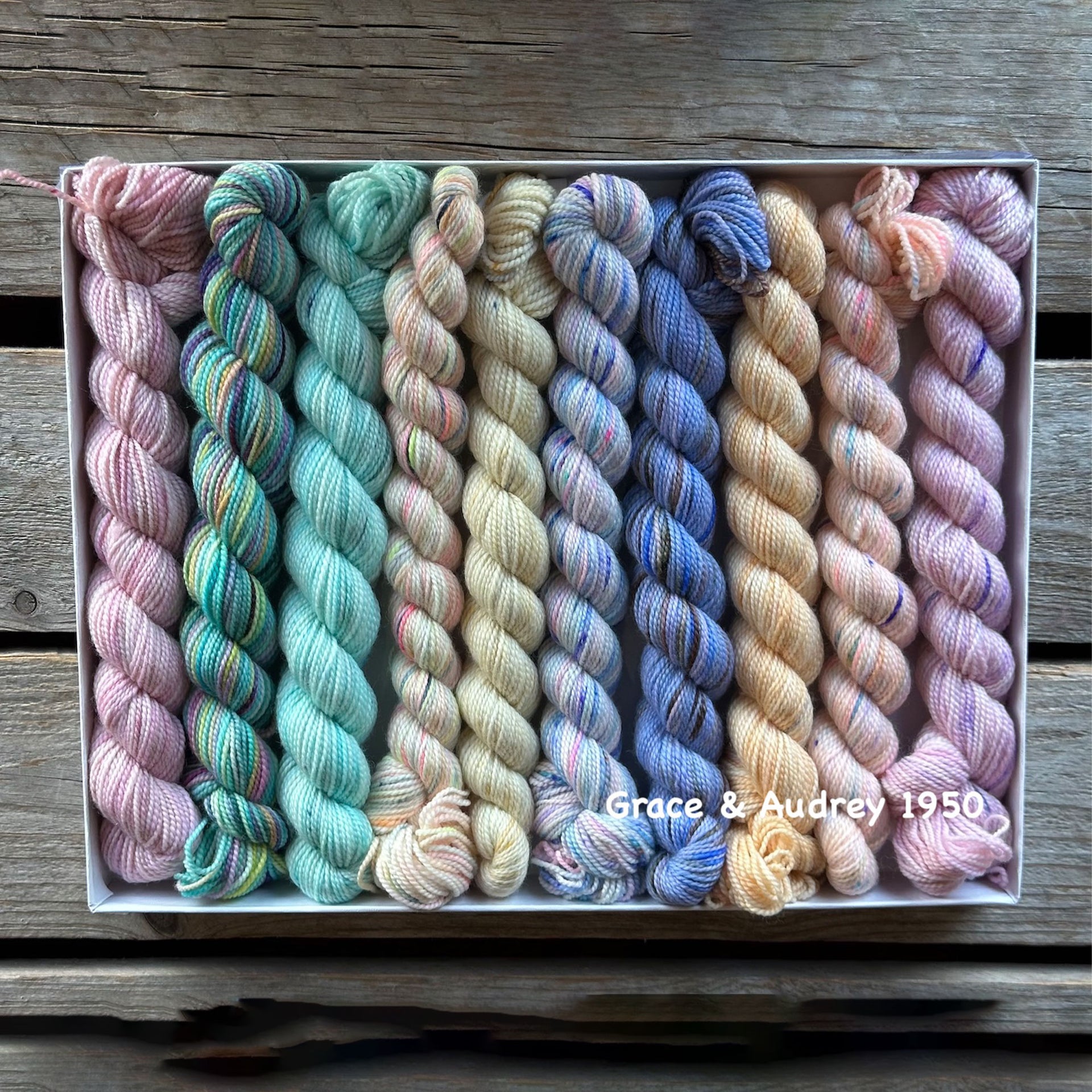 Koigu Pencil Box Yarn - Grace & Audrey 1950 - Zoom Image
