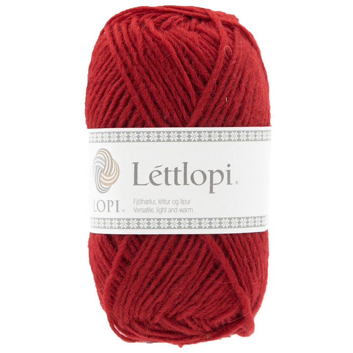 Lopi Lettlopi Yarn - 9434 Crimson Red - Zoom Image