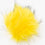 Jimmy Beans Wool Faux Fur Pom Poms w Snap - Yellow - Zoom Image