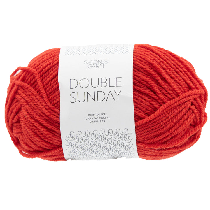 Sandnes Garn  Double Sunday Yarn - 4018 Scarlett Red - Zoom Image