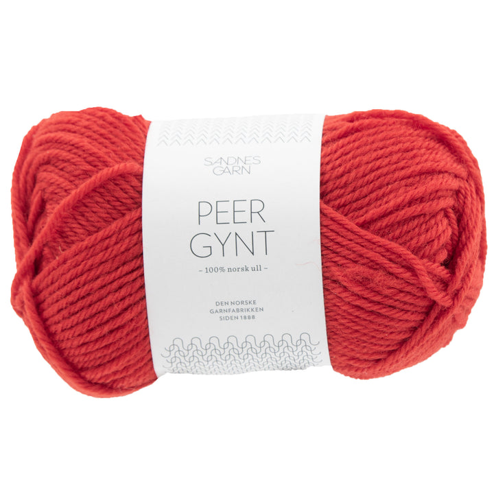 Sandnes Garn  Peer Gynt Yarn - 4018 Scarlett Red - Zoom Image