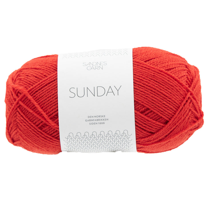 Sandnes Garn  Sunday Yarn - 4018 Scarlett Red - Zoom Image