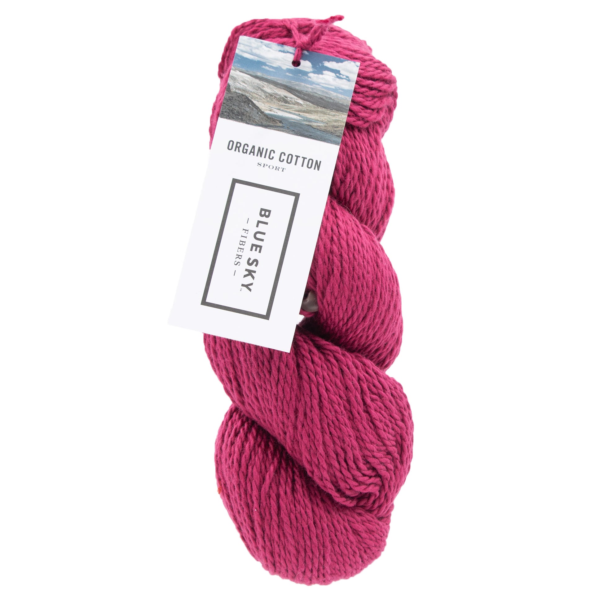 Blue Sky Fibers Organic Cotton Sport Yarn - 237 - Raspberry - Zoom Image
