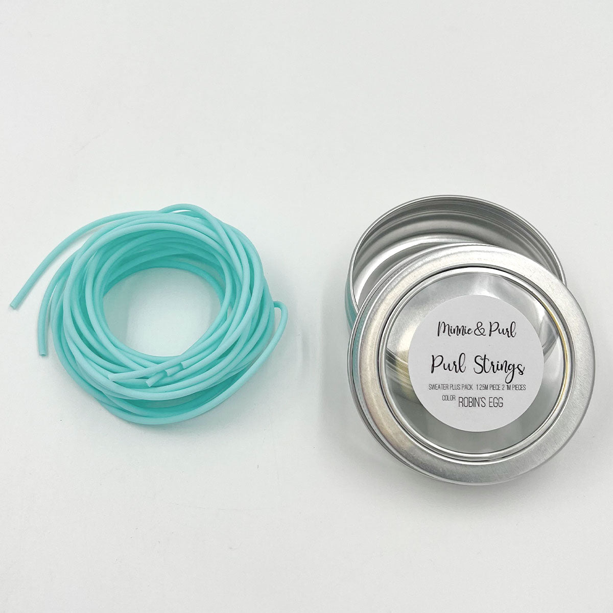 Minnie & Purl Purl Strings - Sweater Pack Plus - Robin's Egg - Extra Image