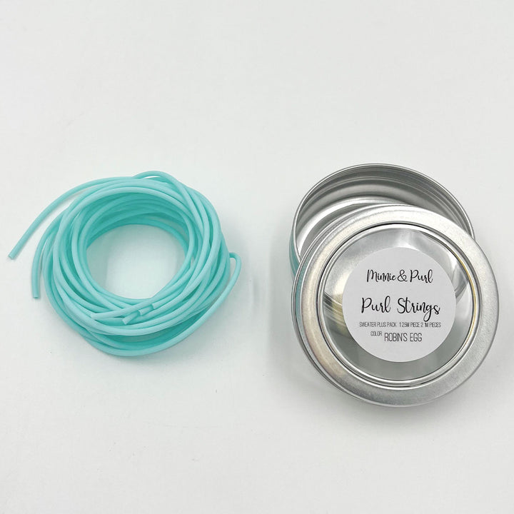 Minnie & Purl Purl Strings - Sweater Pack Plus - Robin's Egg - Extra Image
