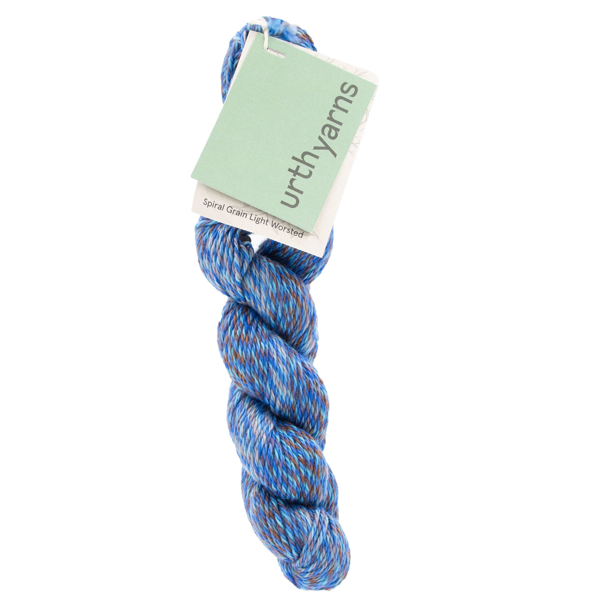 Urth Yarns Spiral Grain Light Worsted Yarn - Blue Spruce - Zoom Image
