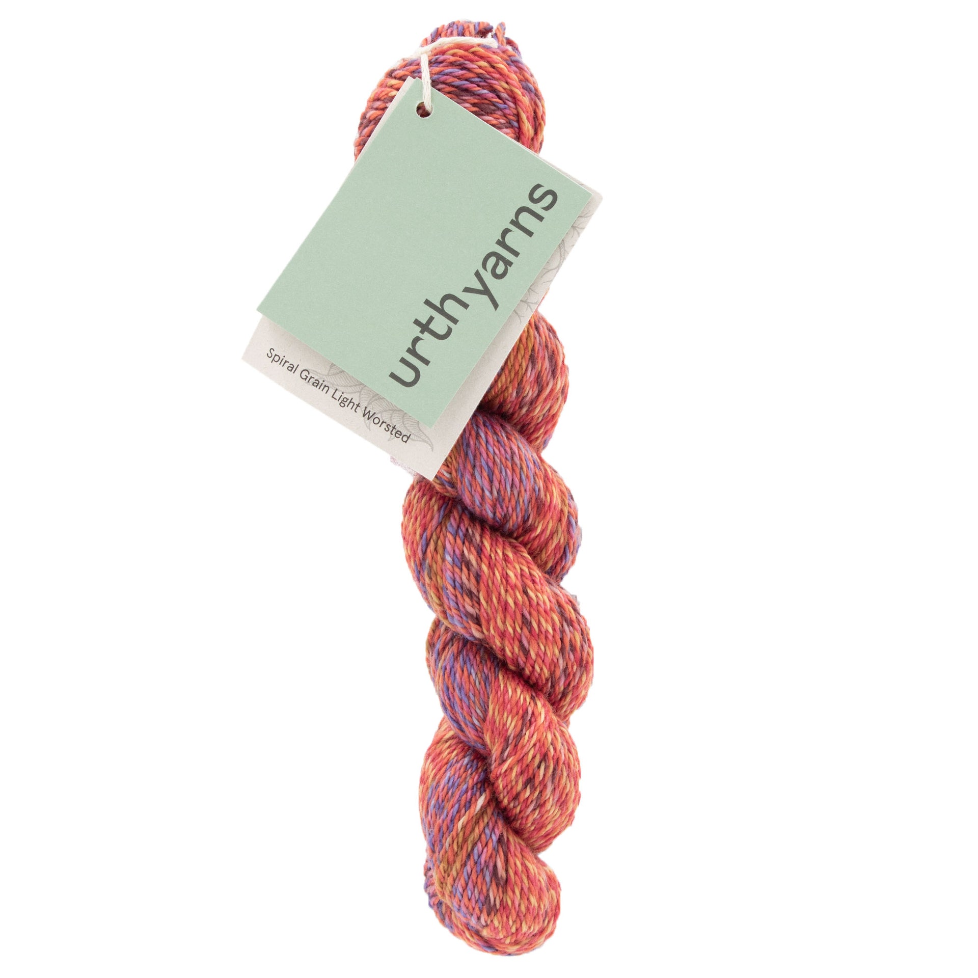 Urth Yarns Spiral Grain Light Worsted Yarn - Crabapple - Zoom Image
