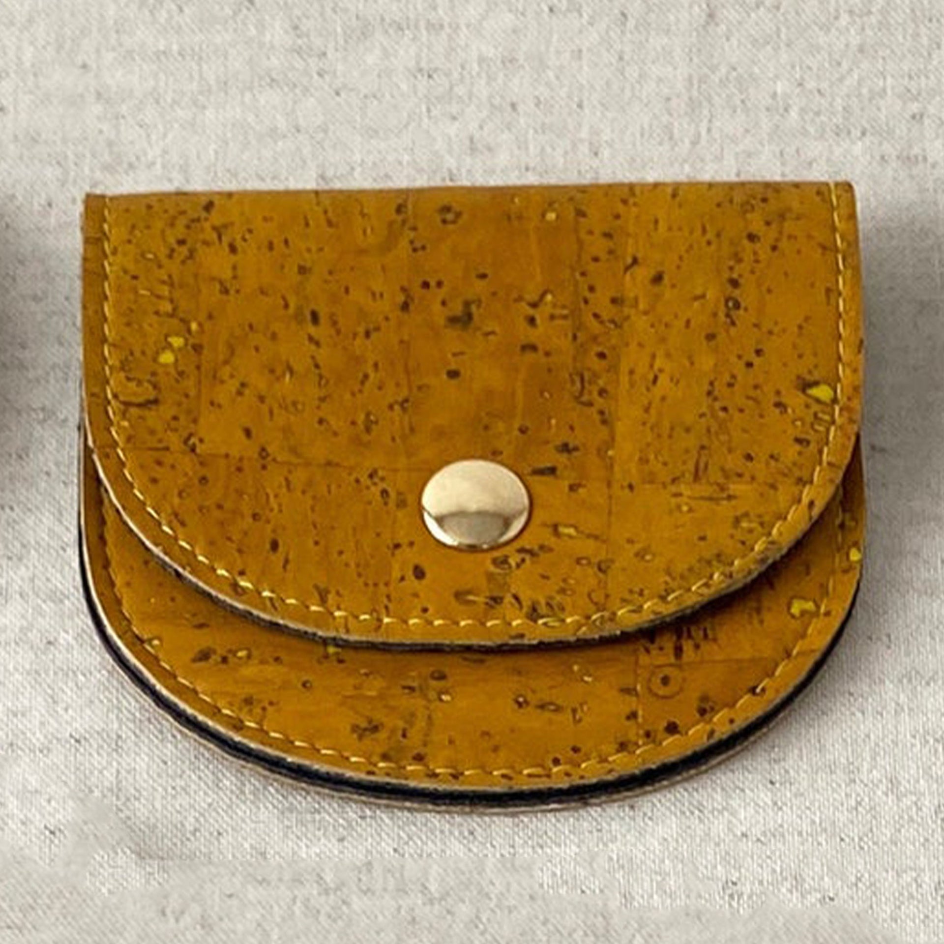 Allstitch Studio Cork Notions Pouch - Golden Yellow - Zoom Image
