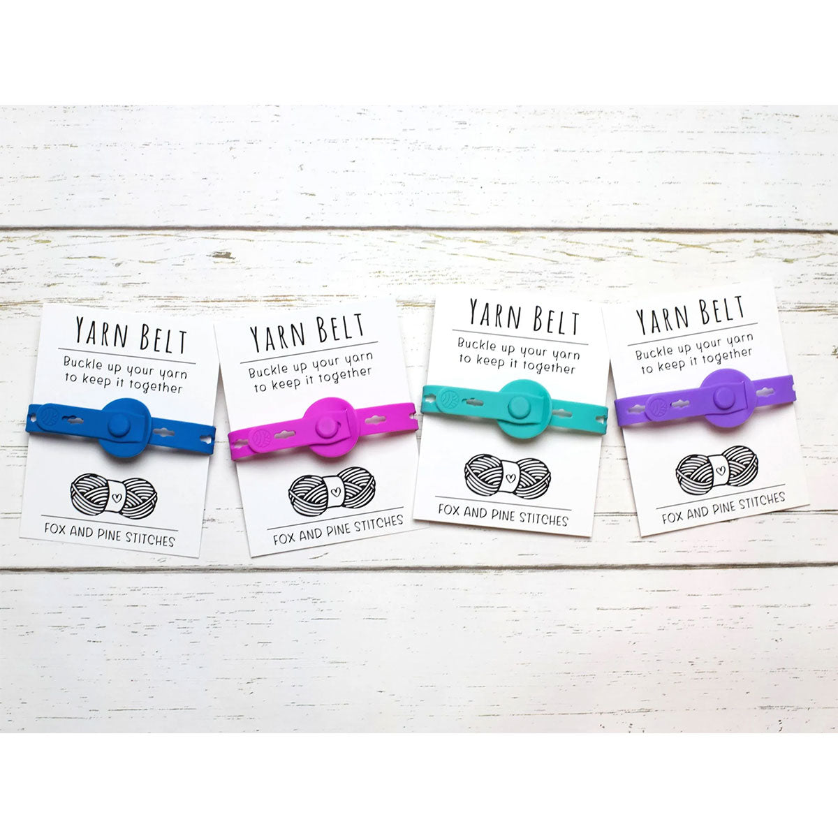 Fox & Pine Stitches Yarn Belts - Teal - Extra Image