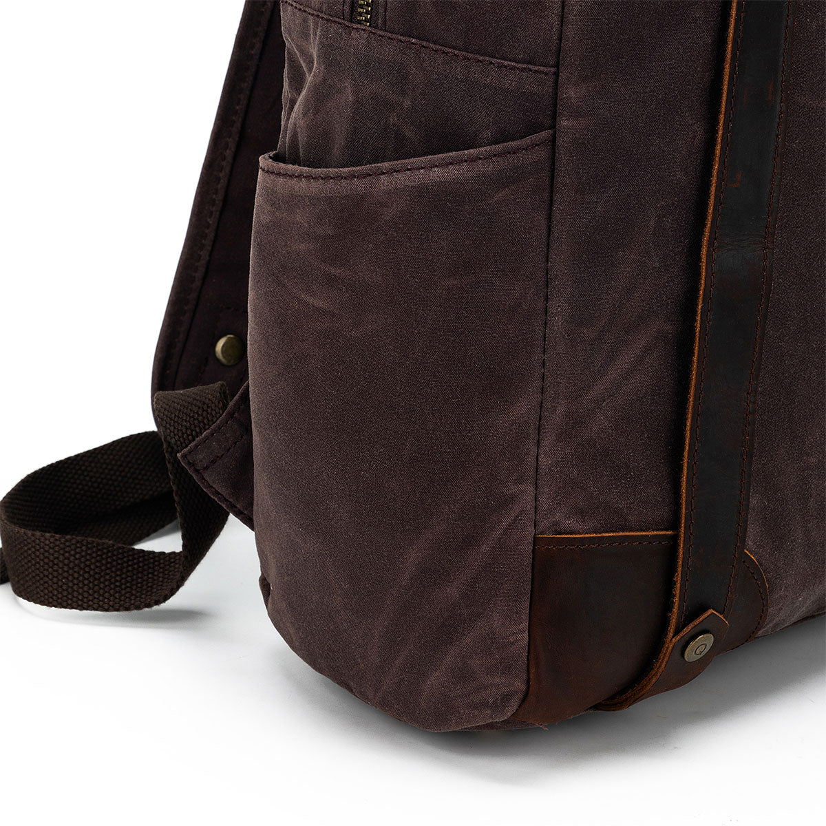 della Q Maker's Canvas Backpack - Cocoa - Extra Image