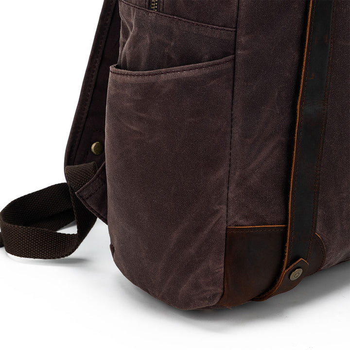 della Q Maker's Canvas Backpack - Cocoa - Extra Image