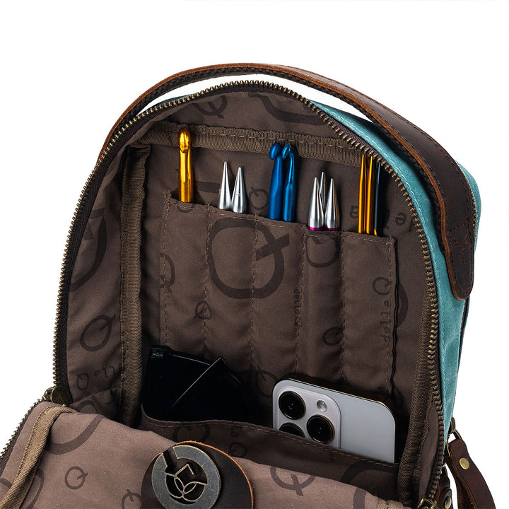 della Q Maker's Mini Messenger - Teal - Extra Image