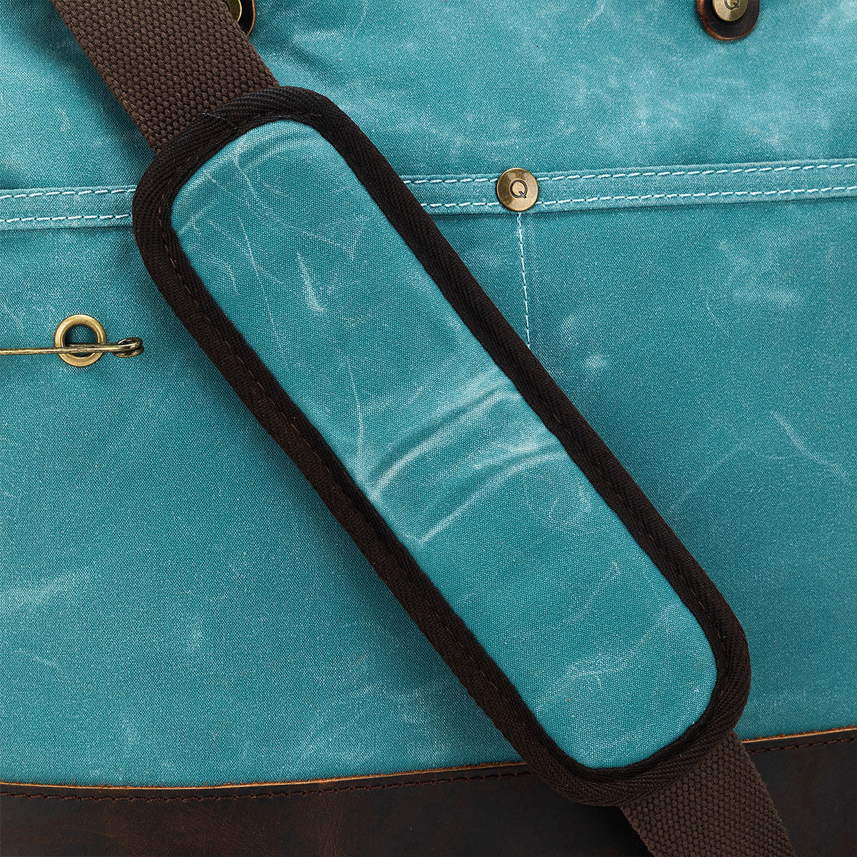 della Q Maker's Canvas Tote - Teal - Extra Image