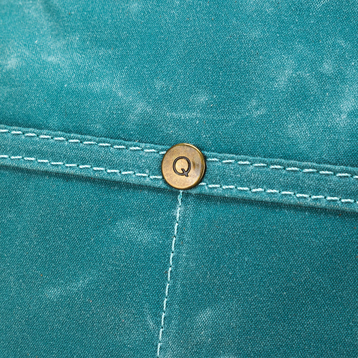 della Q Maker's Canvas Tote - Teal - Extra Image