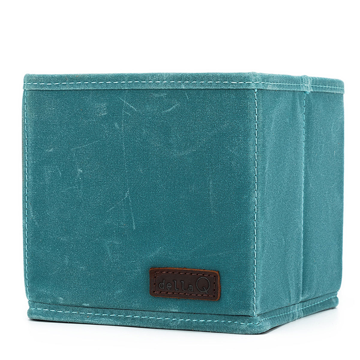 della Q Maker's Canvas Cubbies (Set of 2) - Teal - Extra Image
