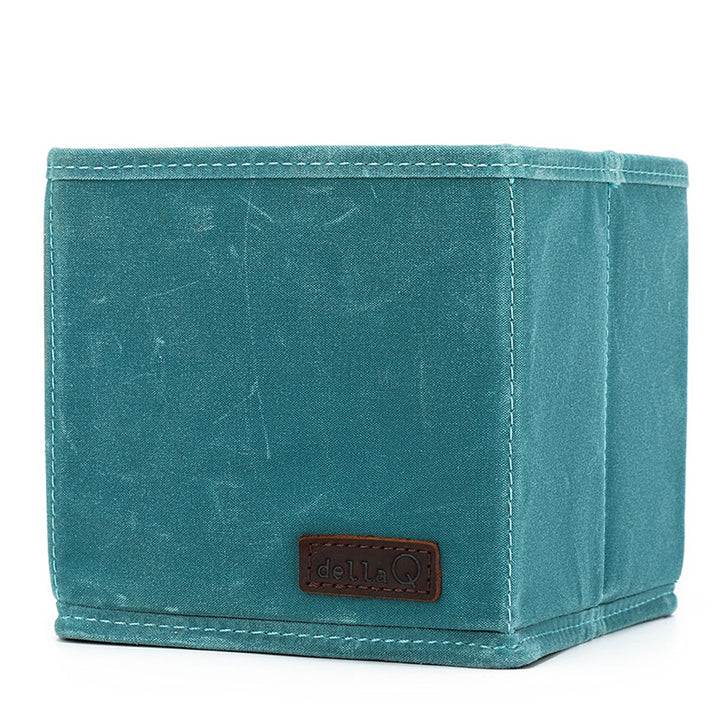 della Q Maker's Canvas Cubbies (Set of 2) - Teal - Extra Image