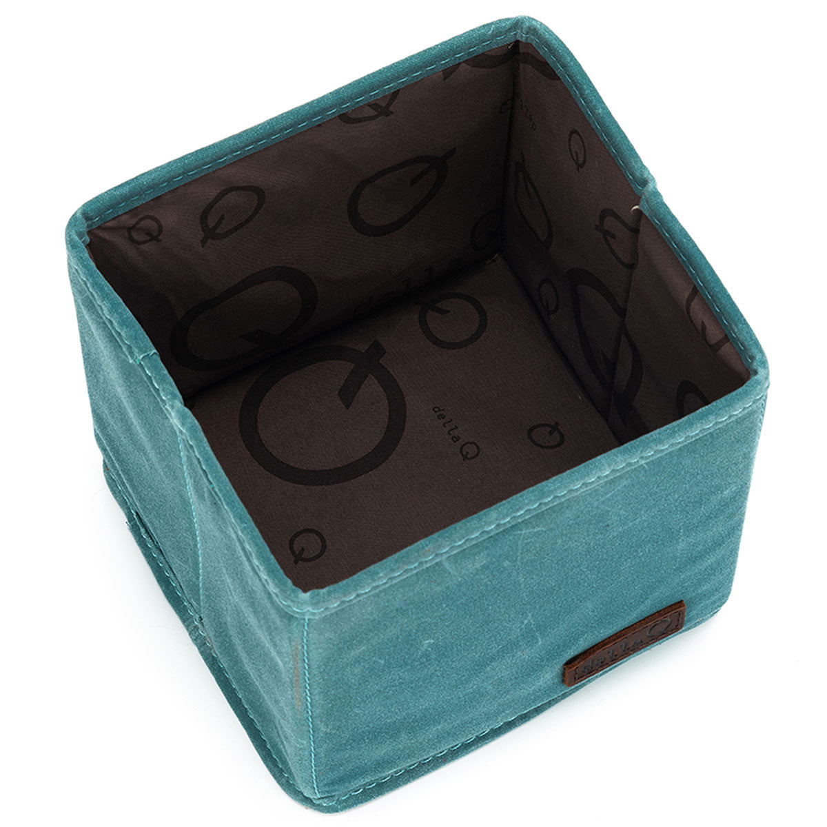 della Q Maker's Canvas Cubbies (Set of 2) - Teal - Extra Image