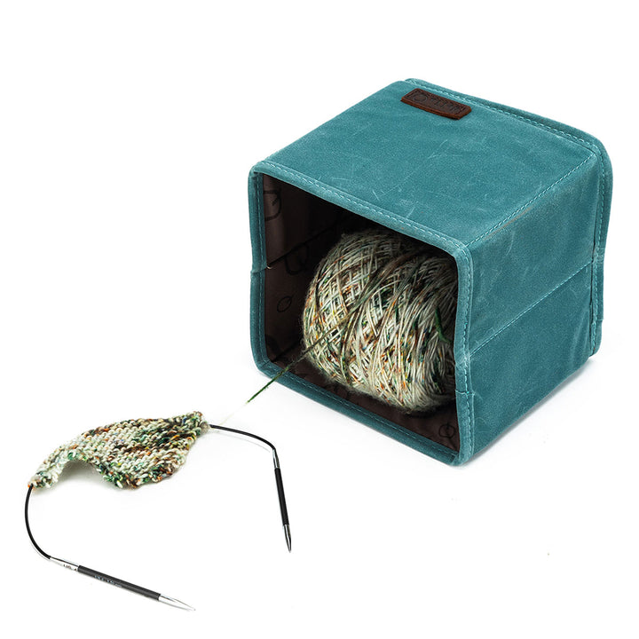 della Q Maker's Canvas Cubbies (Set of 2) - Teal - Extra Image