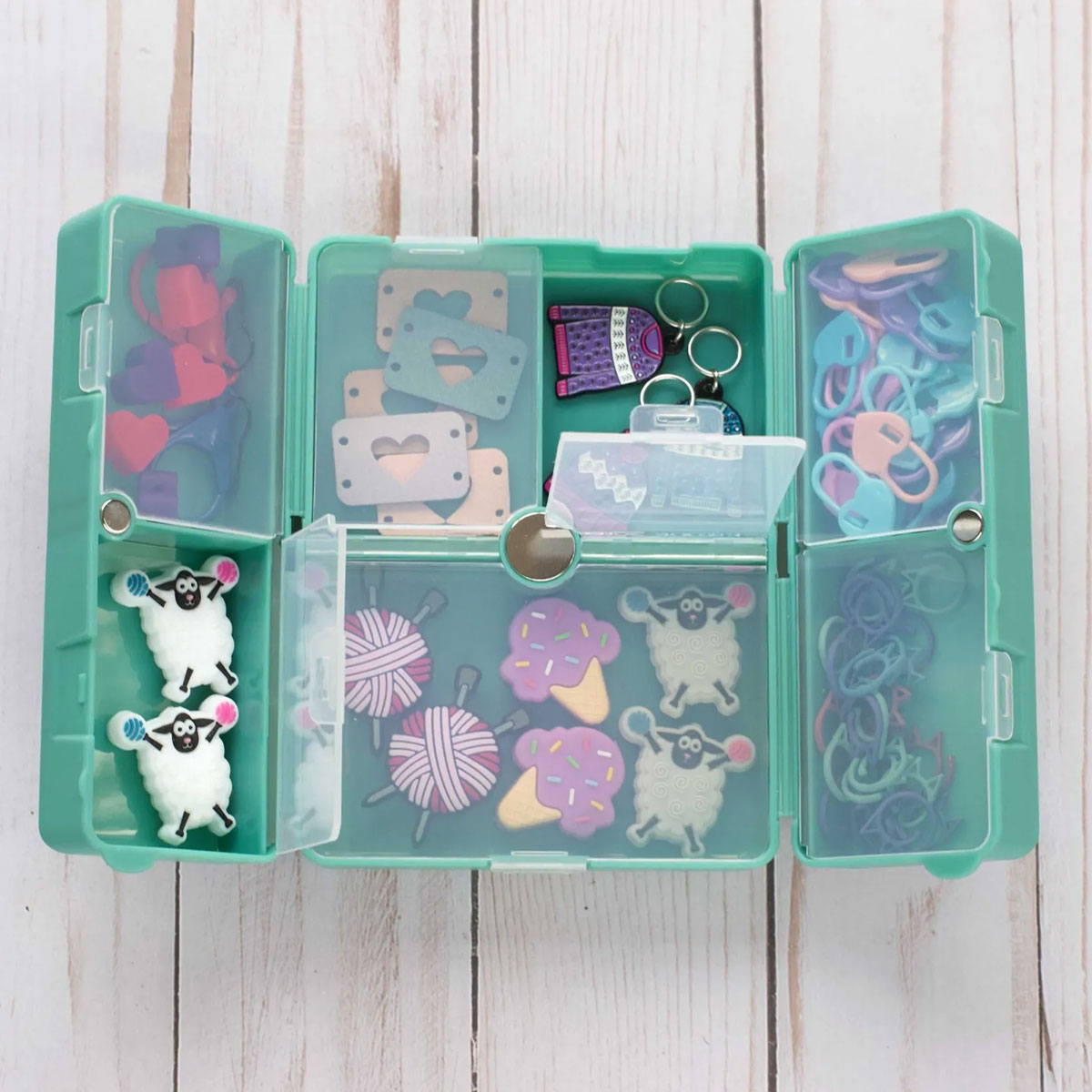 Fox & Pine Stitches Notion Nooks - Teal - Extra Image