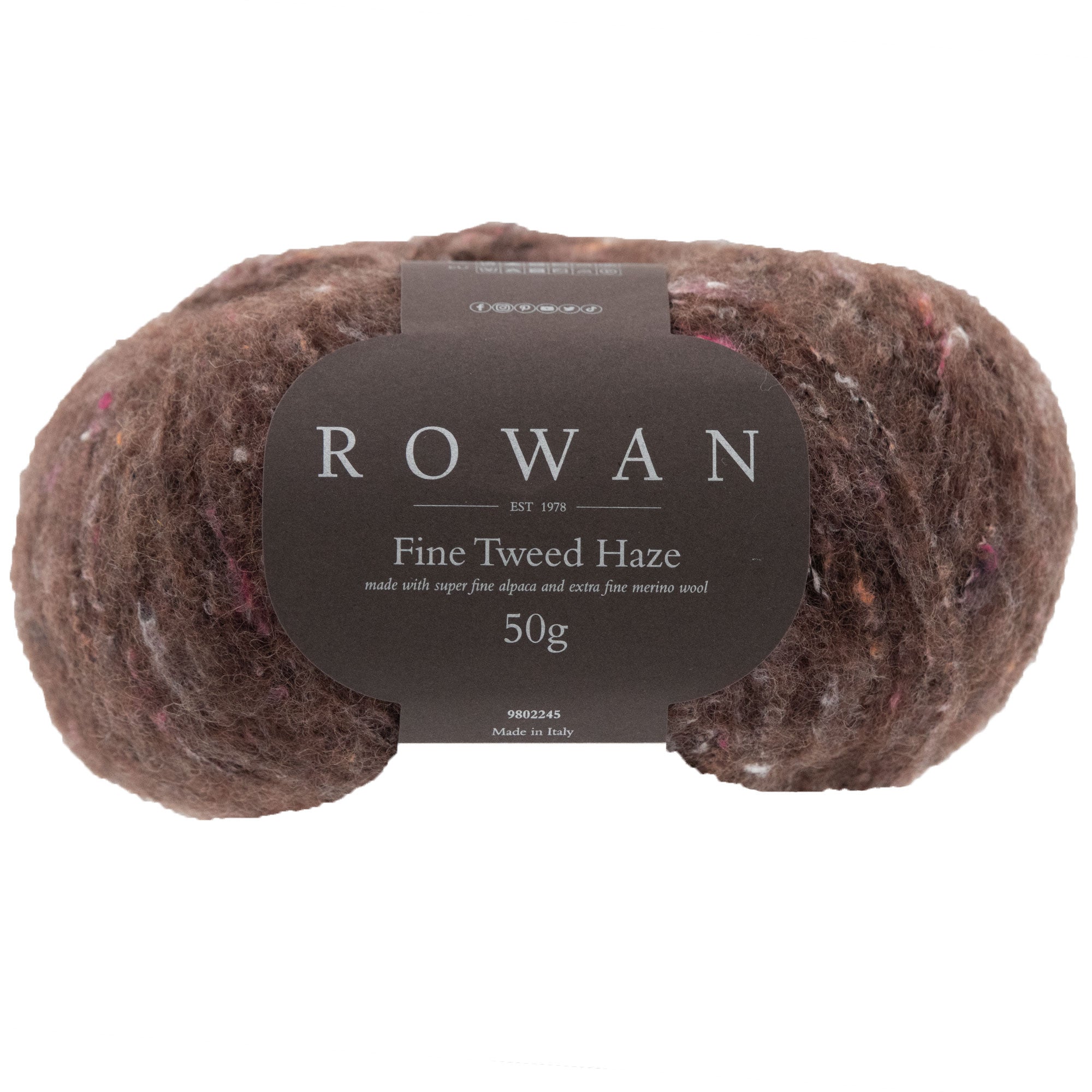 Rowan Fine Tweed Haze Yarn - 013 Earth - Zoom Image