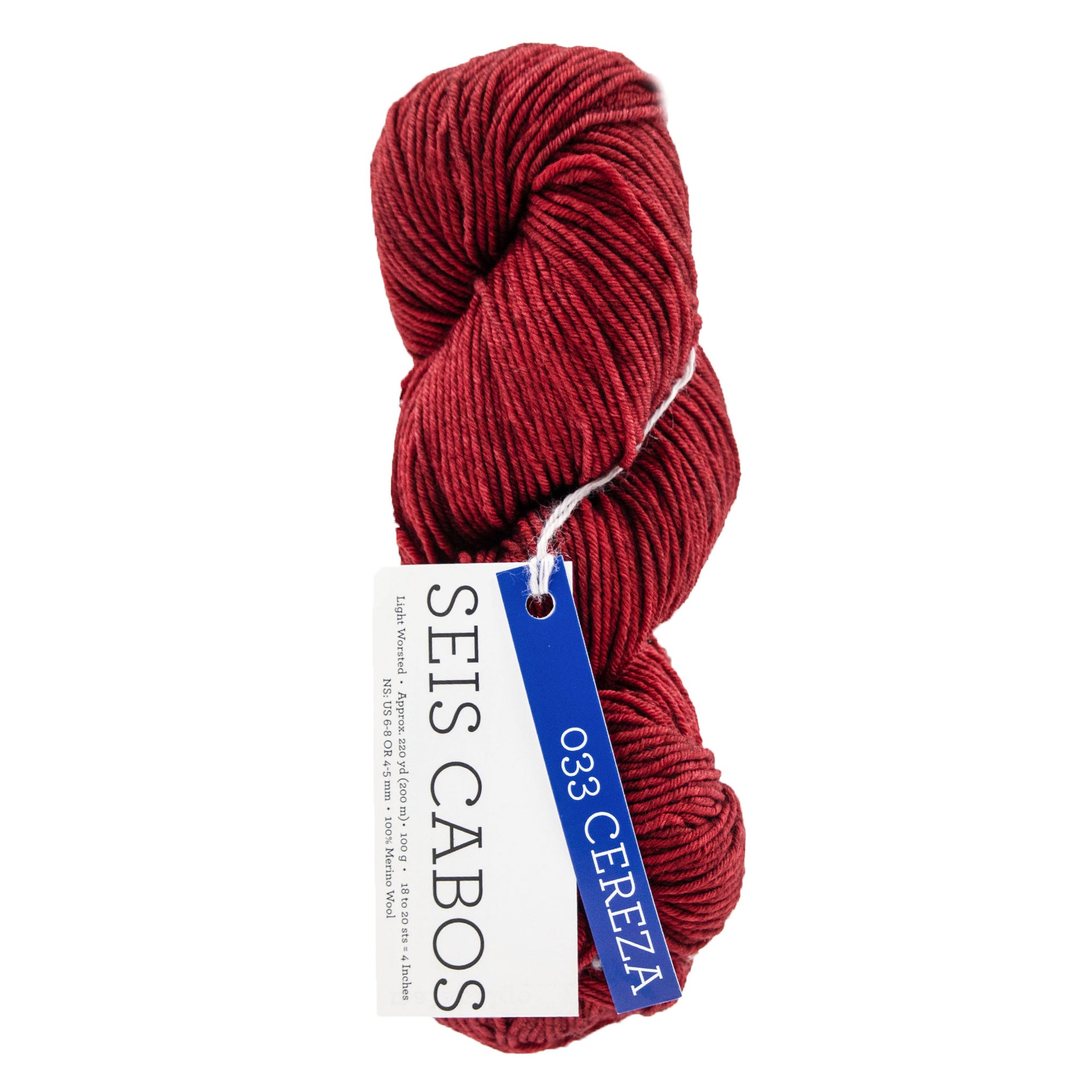 Malabrigo Seis Cabos Yarn - 033 Cereza - Zoom Image
