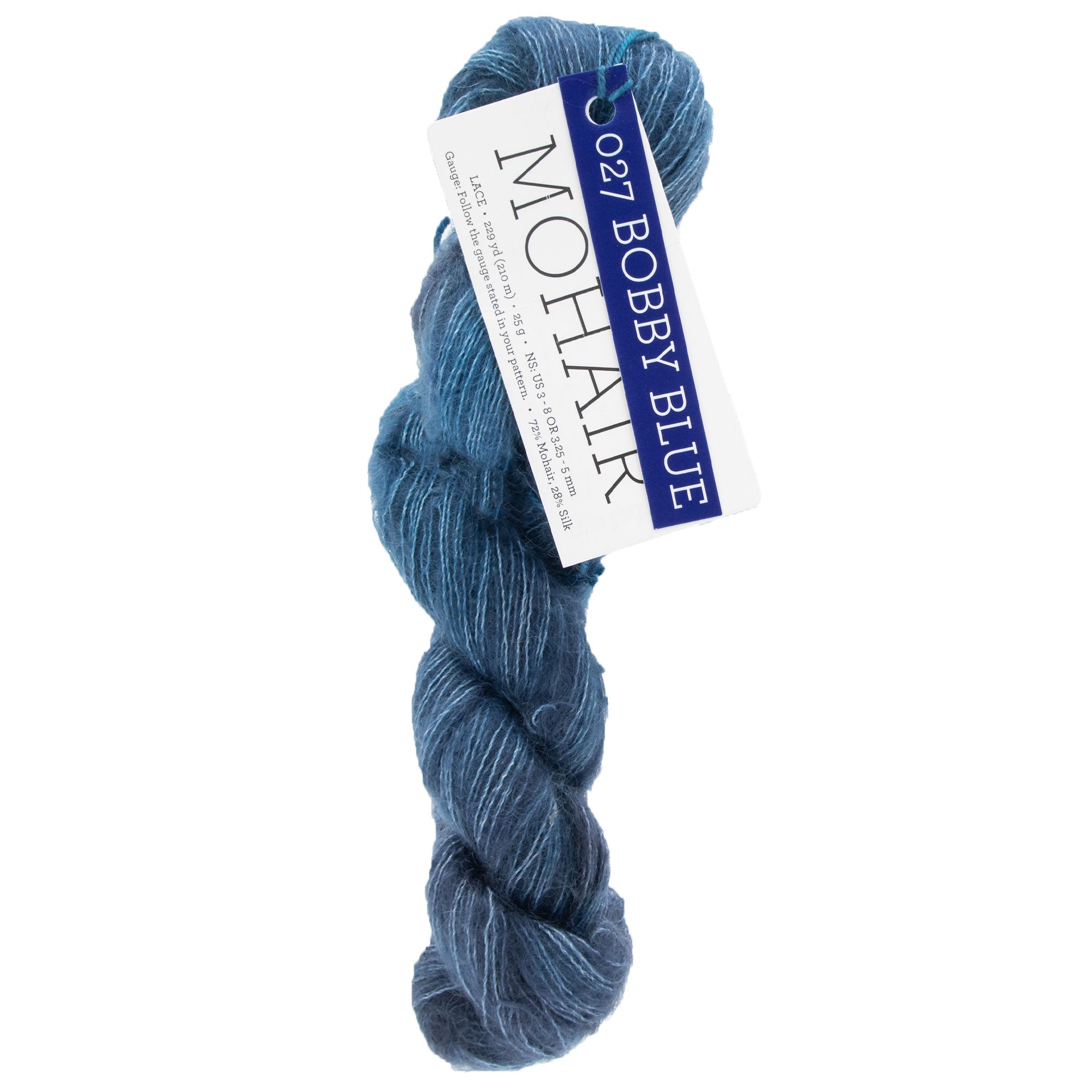 Malabrigo Mohair Yarn - 027 Bobby Blue - Zoom Image