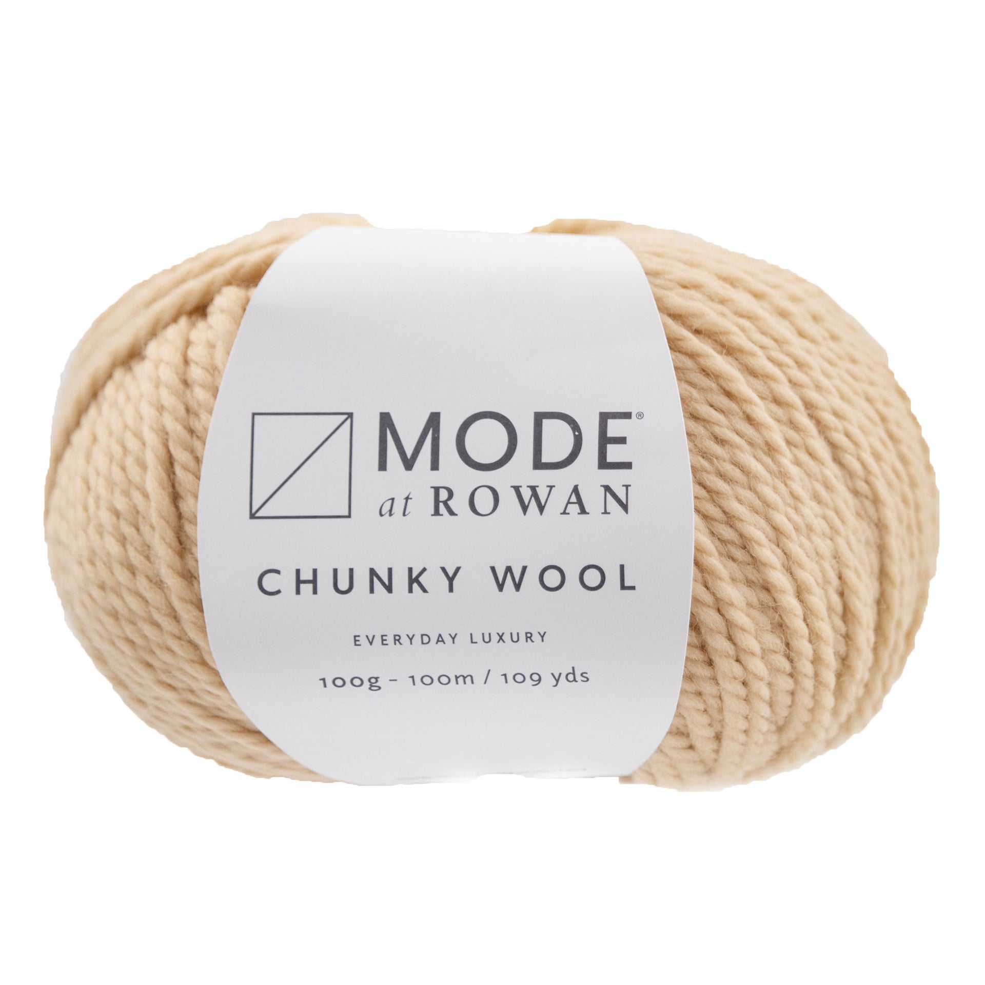 Rowan Mode Chunky Wool Yarn - 015 Vanilla - Zoom Image
