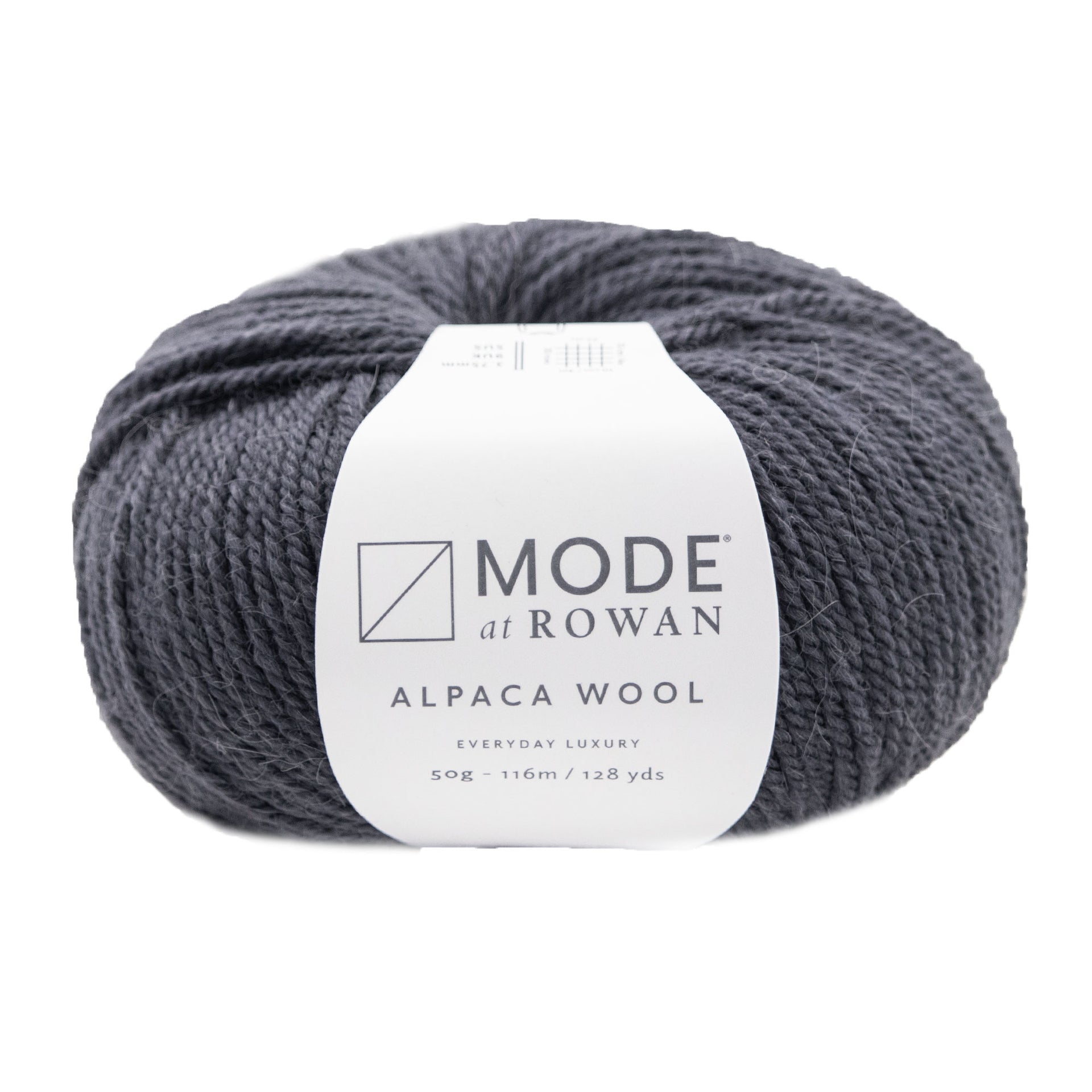 Rowan Mode Alpaca Wool Yarn - 010 Carbon - Zoom Image
