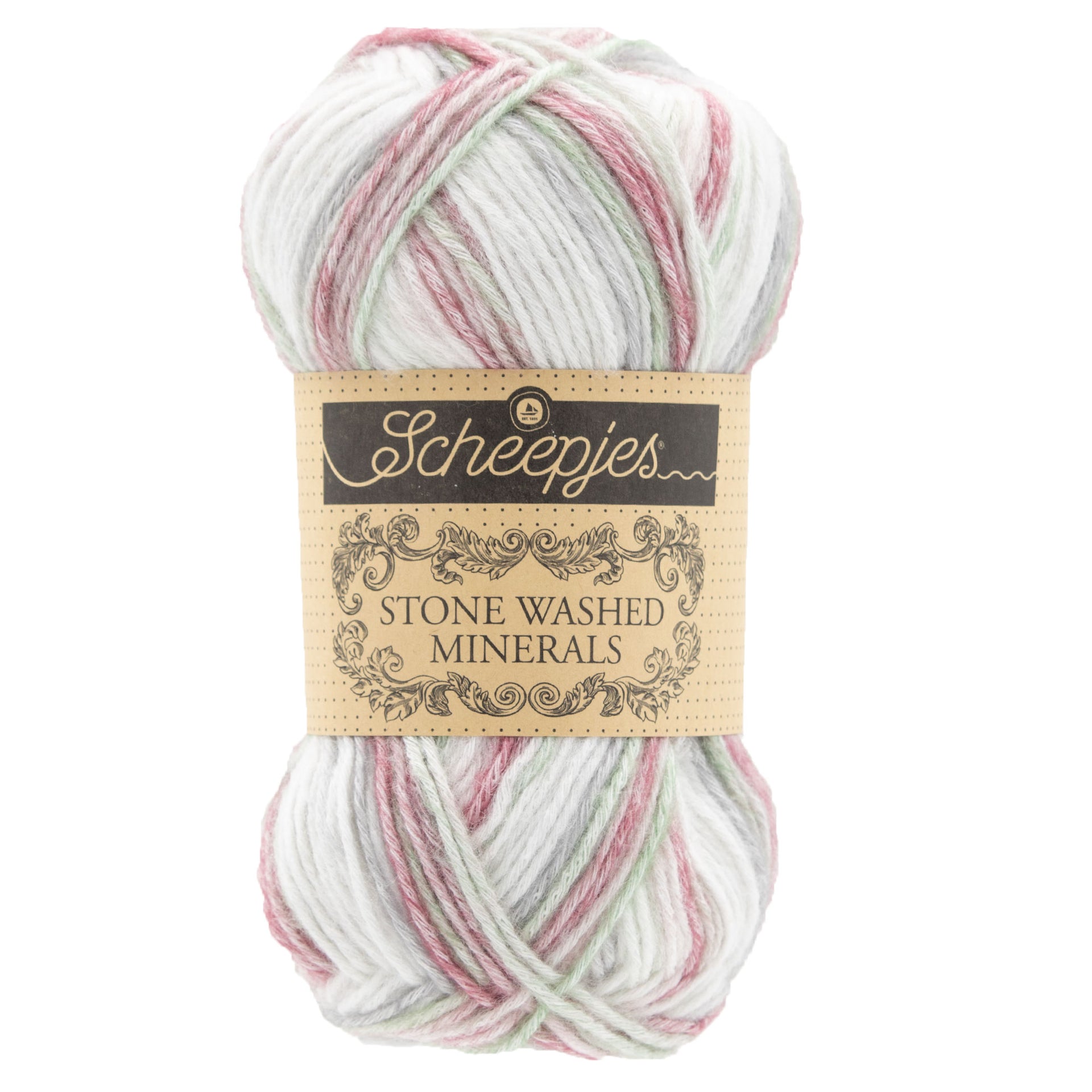 Scheepjes Stone Washed Minerals Yarn - 902 Malachite Meadow - Zoom Image
