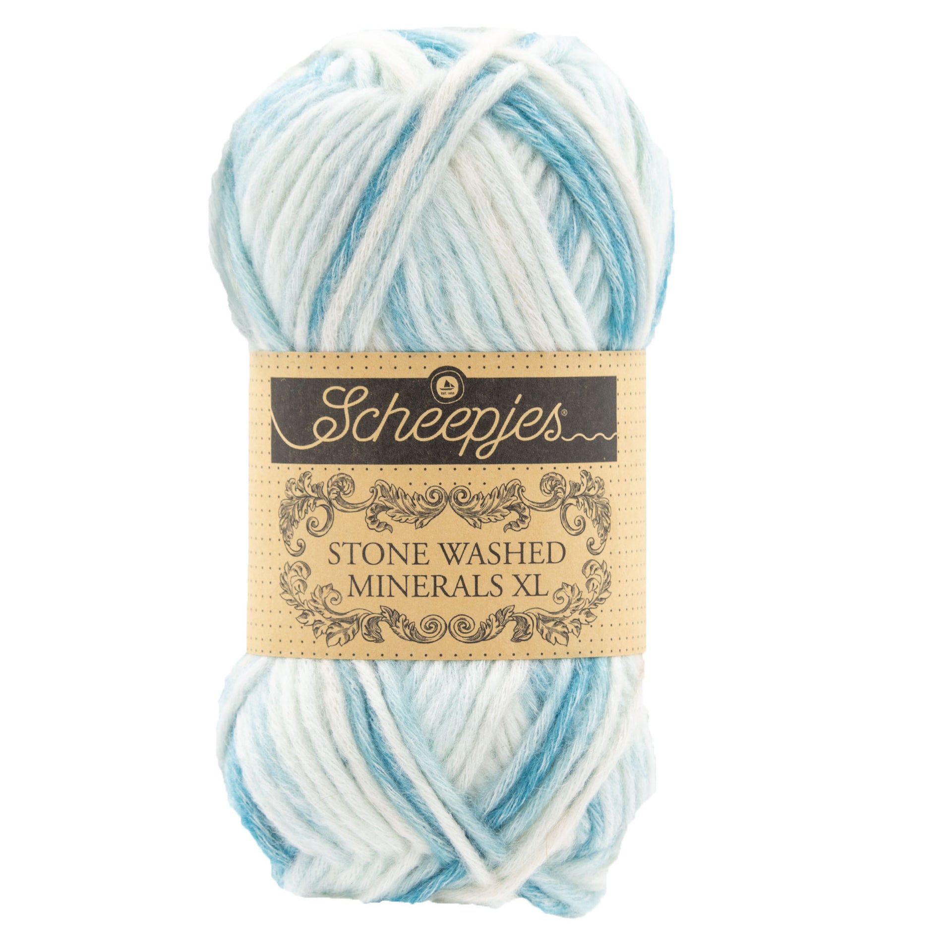 Scheepjes Stone Washed Minerals XL Yarn - 903 Sapphire Serenade - Zoom Image
