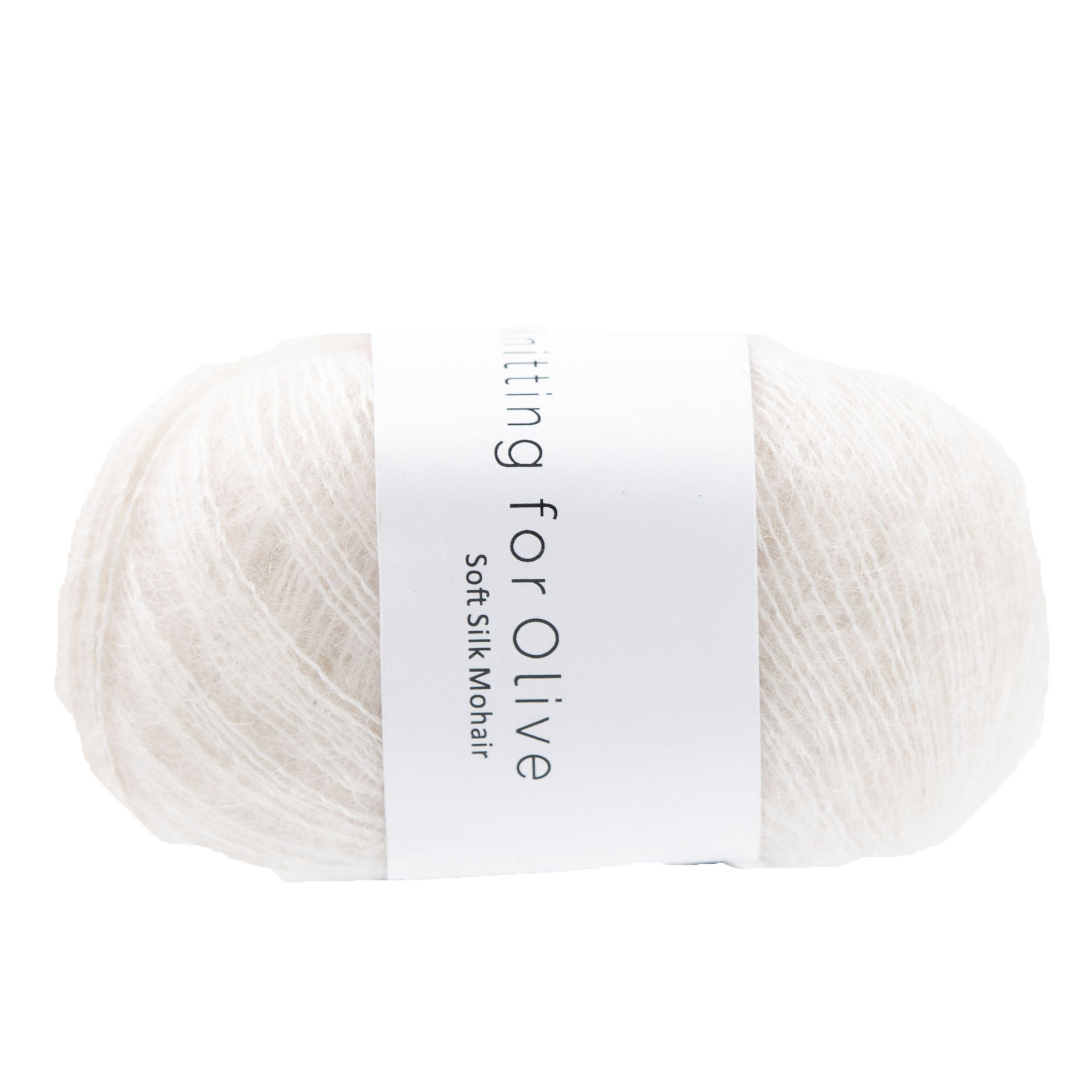 Knitting for Olive Soft Silk Mohair Yarn - Cream - Zoom Image