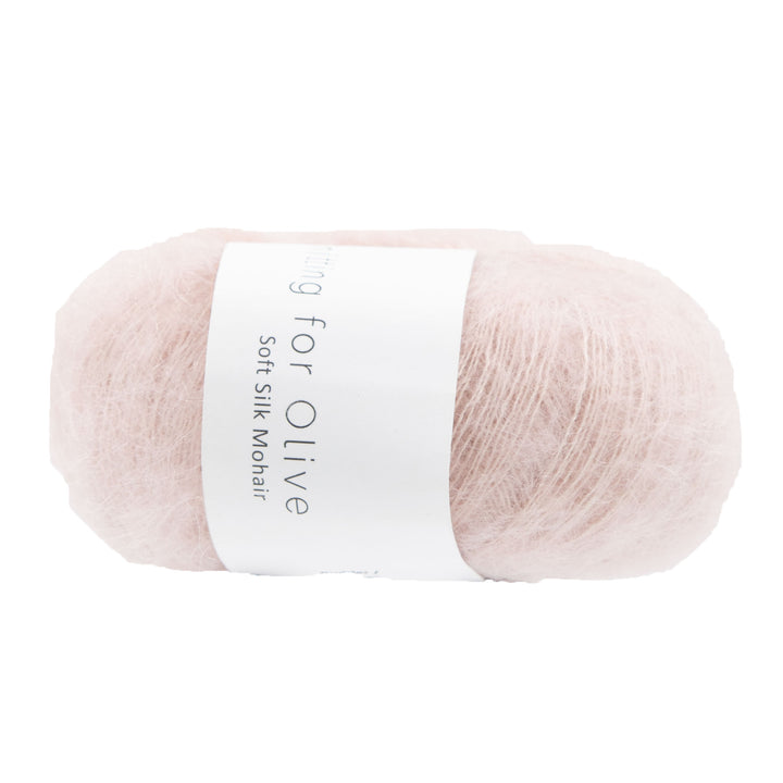 Knitting for Olive Soft Silk Mohair Yarn - Powder - Zoom Image