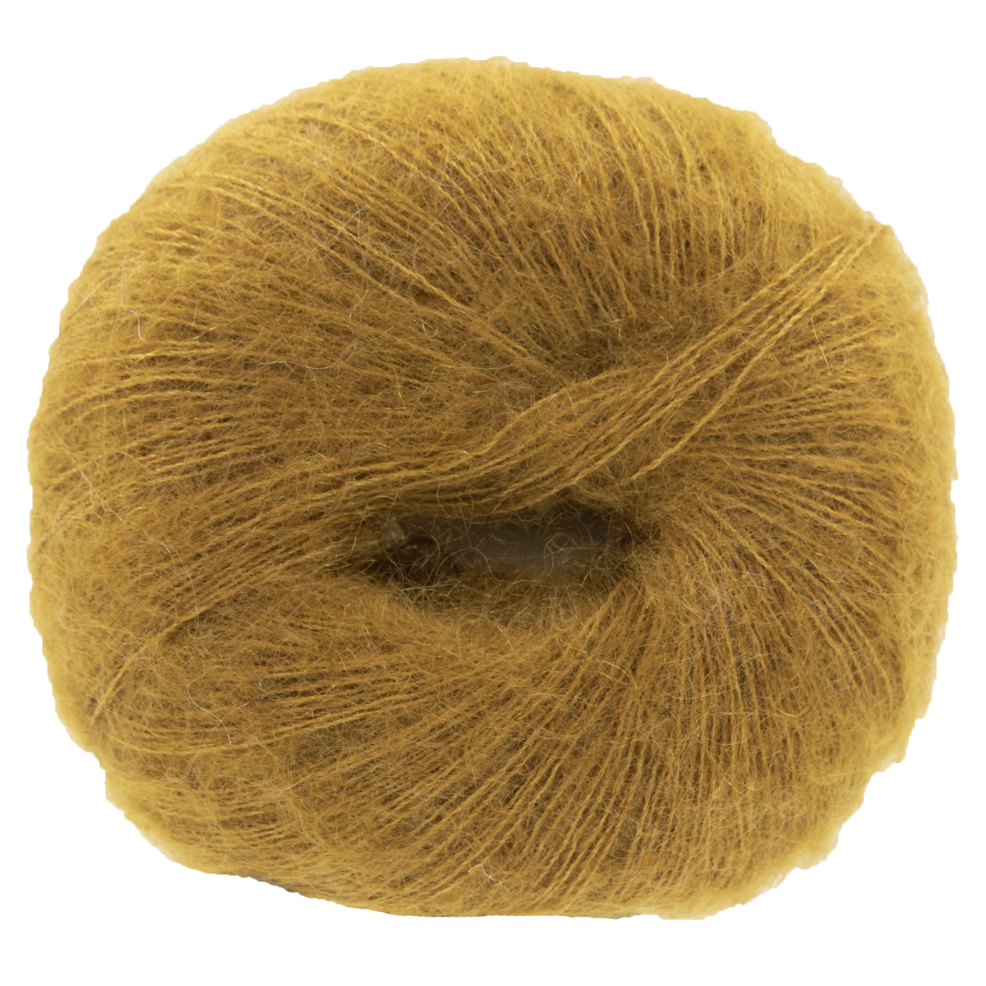 Knitting for Olive Soft Silk Mohair Yarn - Dark Mustard - Zoom Image
