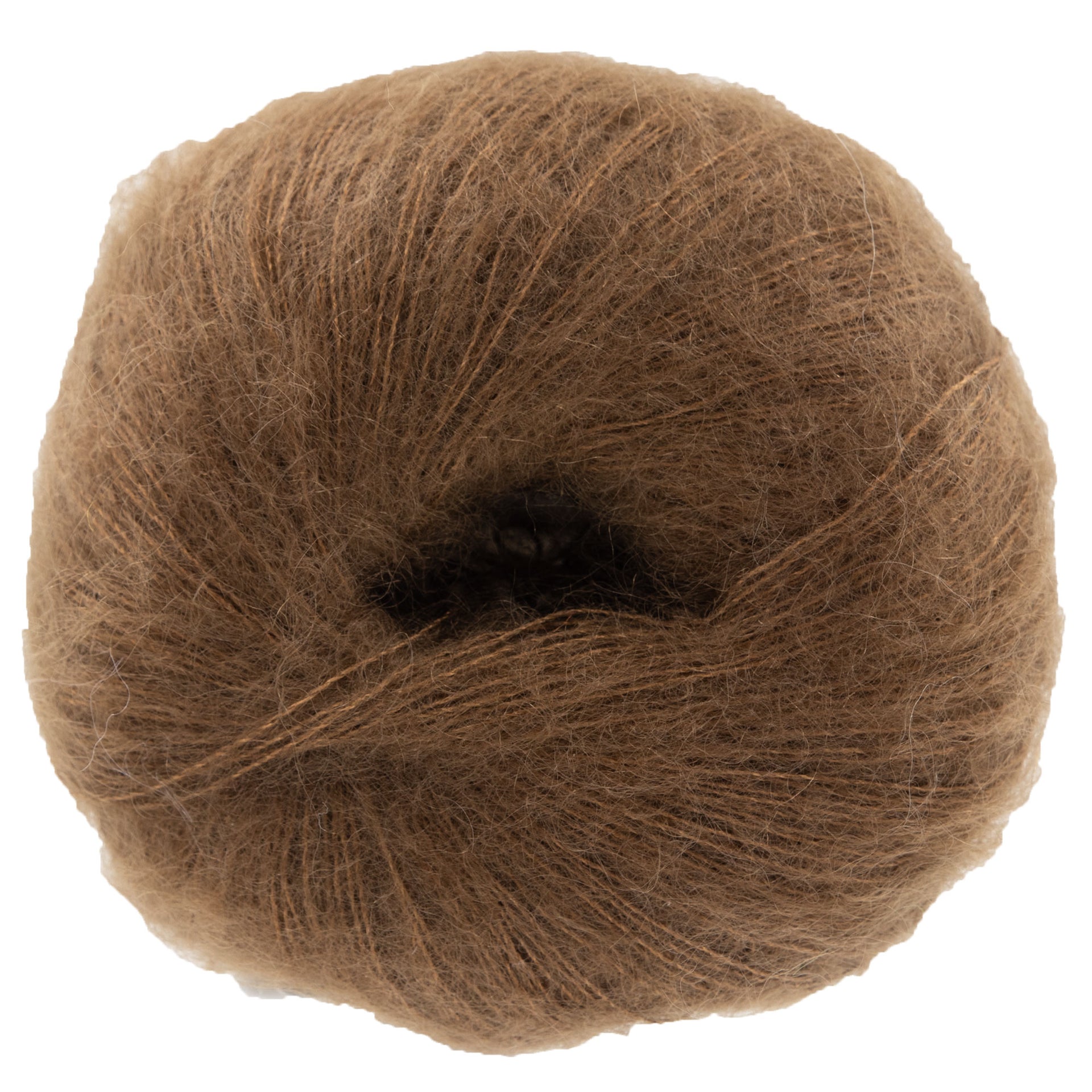 Knitting for Olive Soft Silk Mohair Yarn - Dark Cognac - Zoom Image
