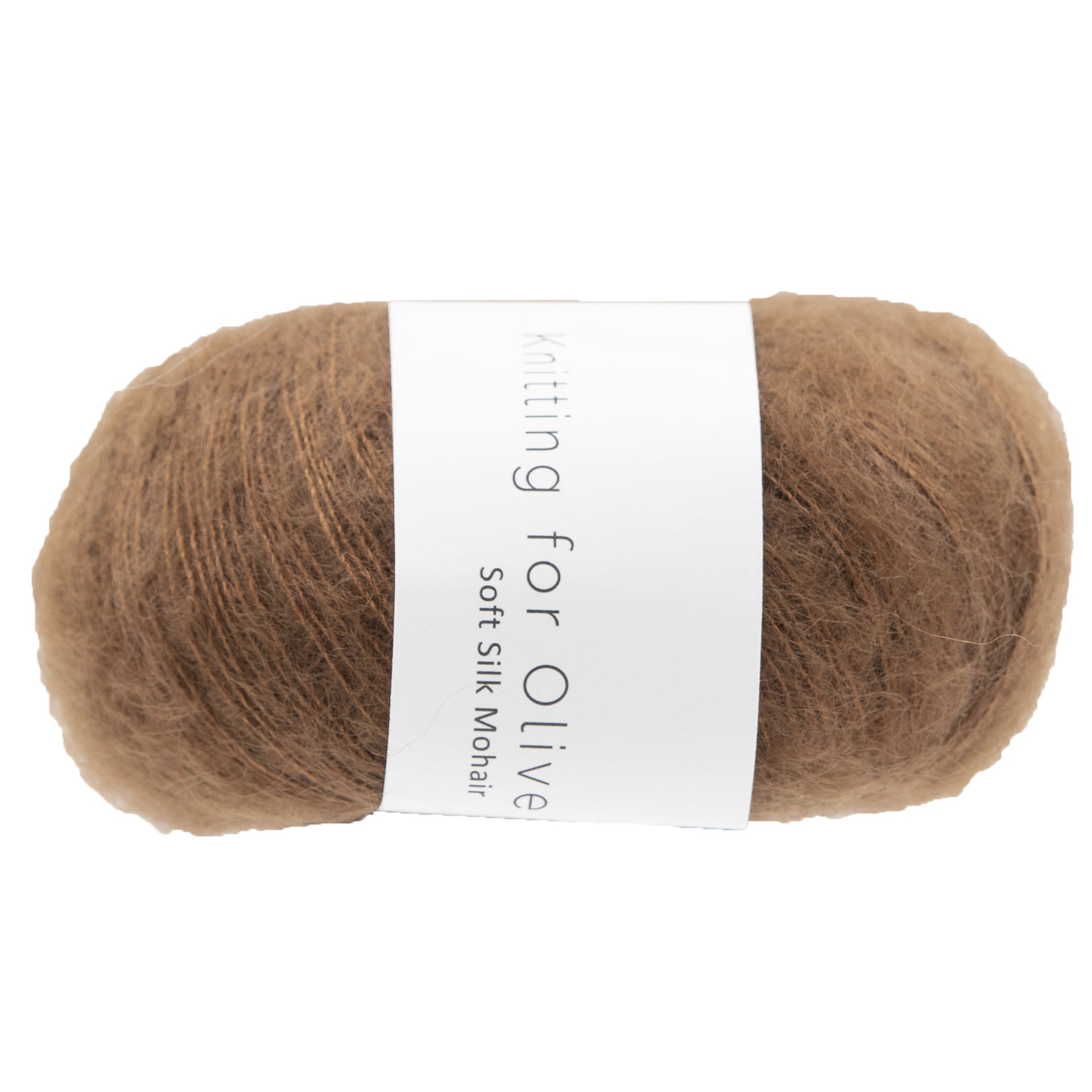 Knitting for Olive Soft Silk Mohair Yarn - Dark Cognac - Zoom Image
