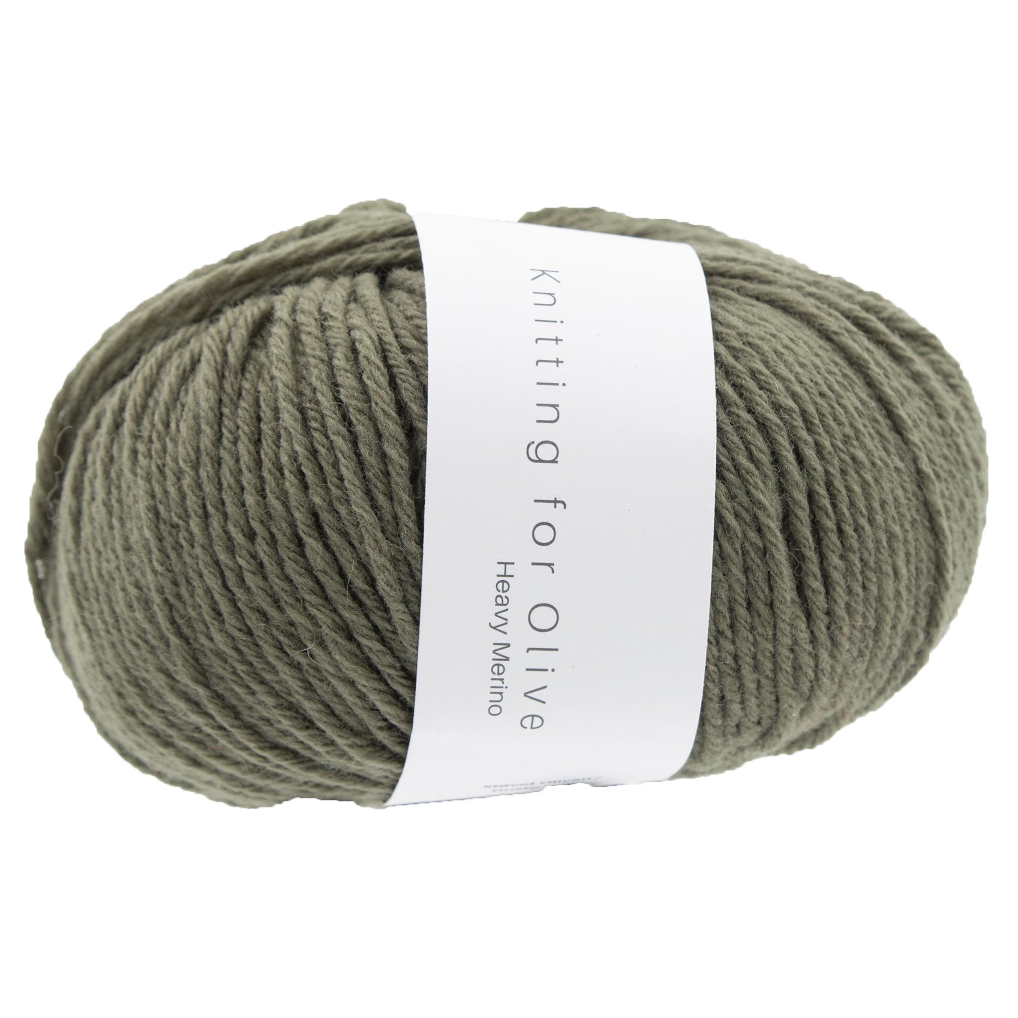 Knitting for Olive Heavy Merino Yarn - Dusty Olive - Zoom Image