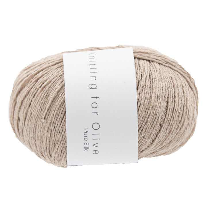 Knitting for Olive Pure Silk Yarn - Powder - Zoom Image
