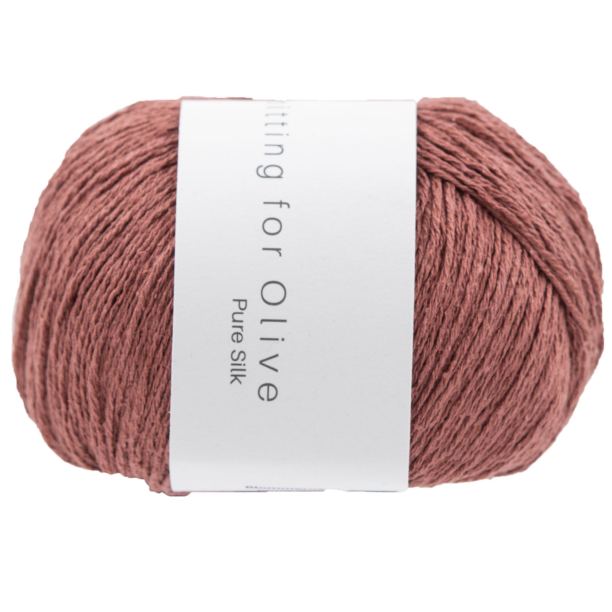 Knitting for Olive Pure Silk Yarn - Plum Rose - Zoom Image