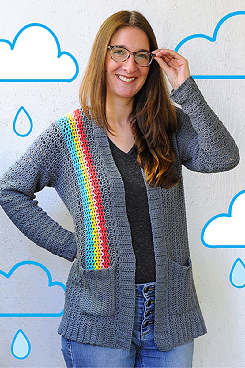 Universal Rainbow In My Pocket Cardigan Kit - Extra Image