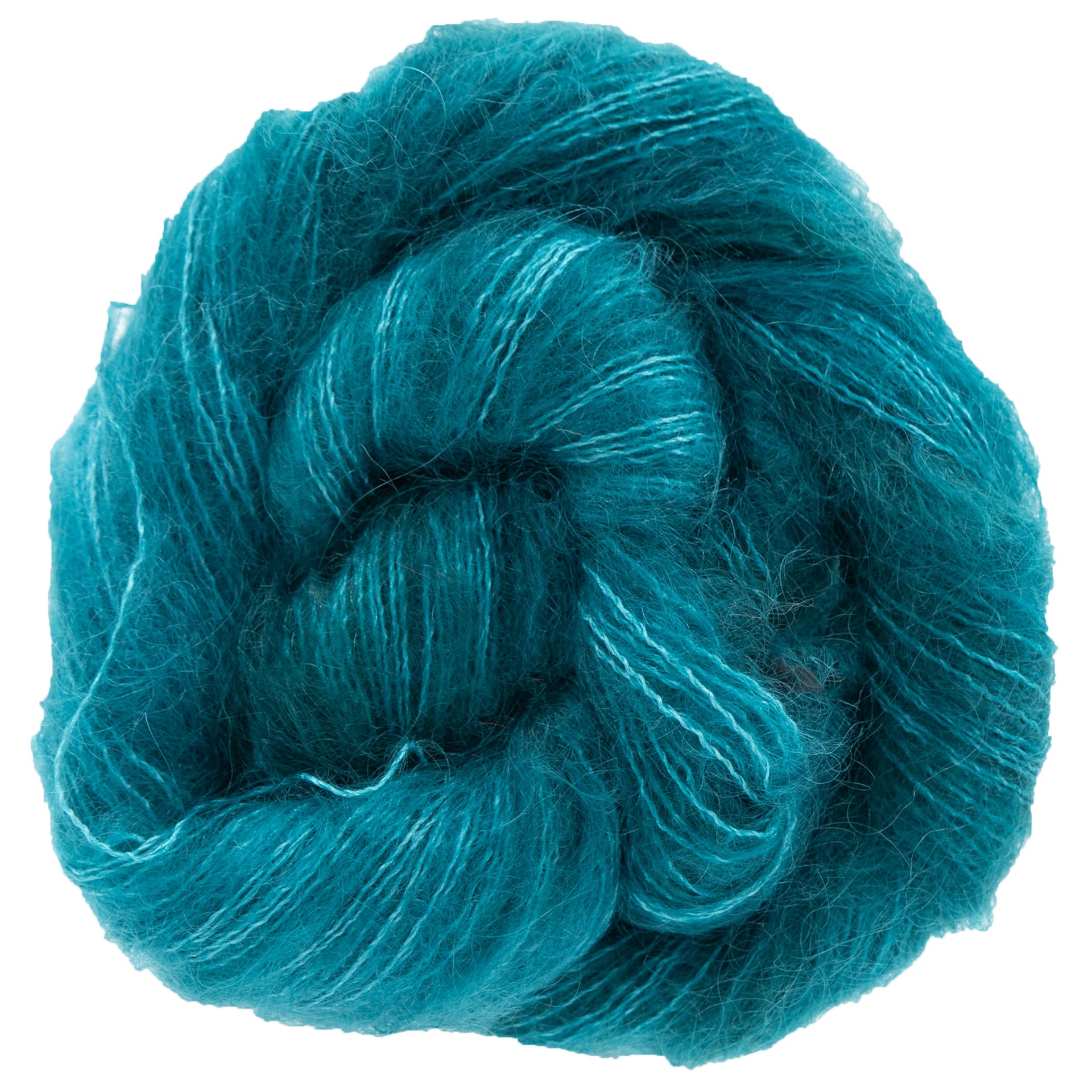 Malabrigo Mohair Yarn - 412 Teal Feather - Zoom Image

