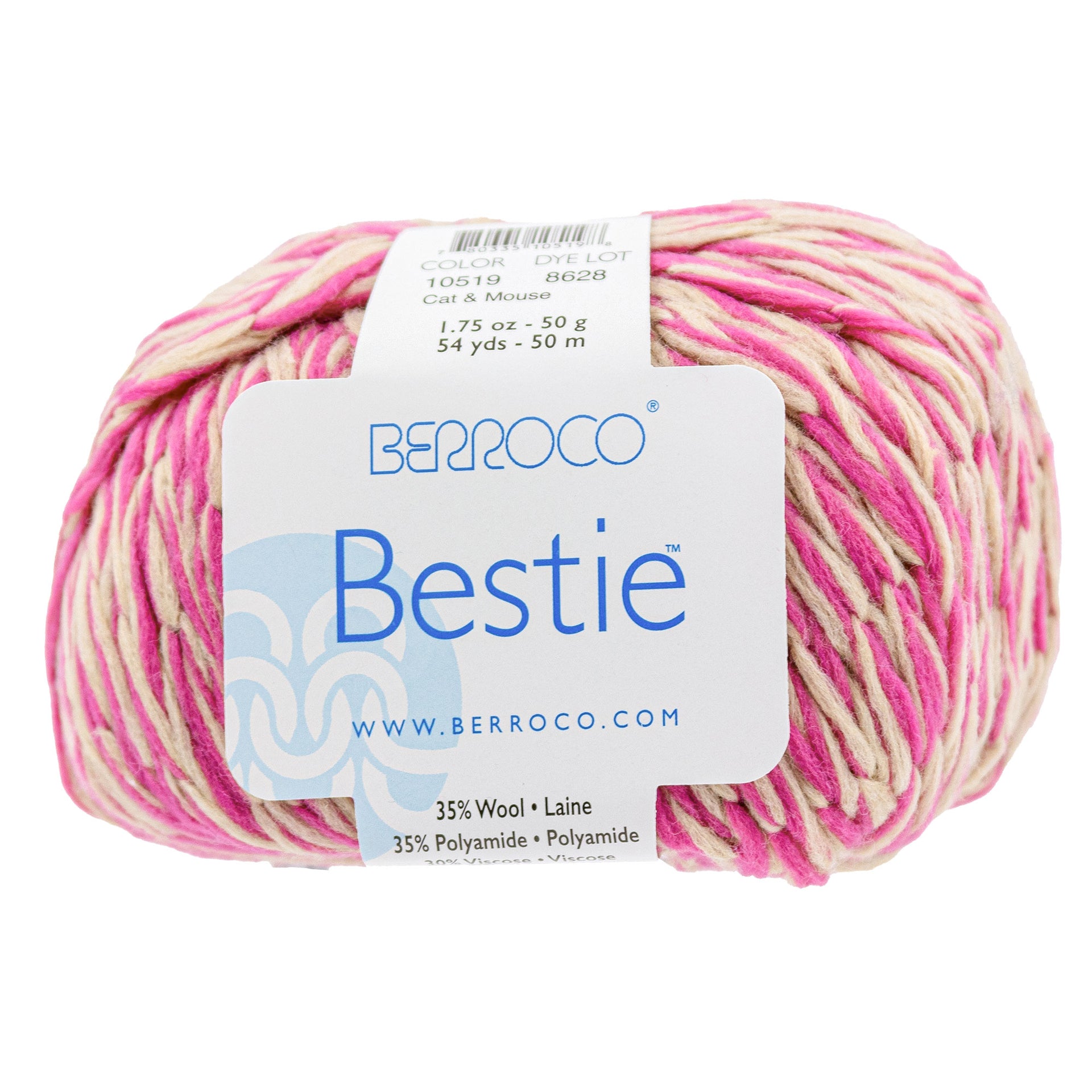 Berroco Bestie Yarn - 10519 Cat & Mouse - Zoom Image
