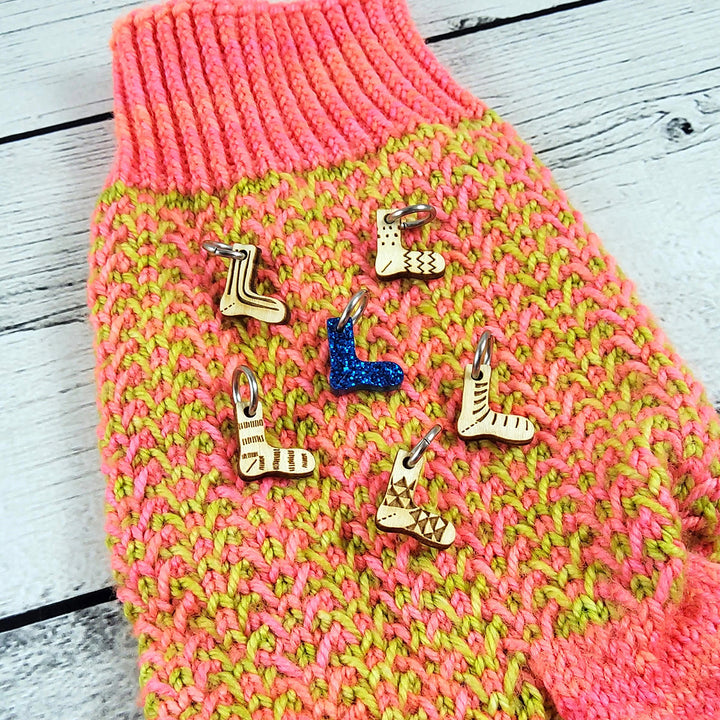 Katrinkles Stitch Markers - Tiny Socks - Extra Image