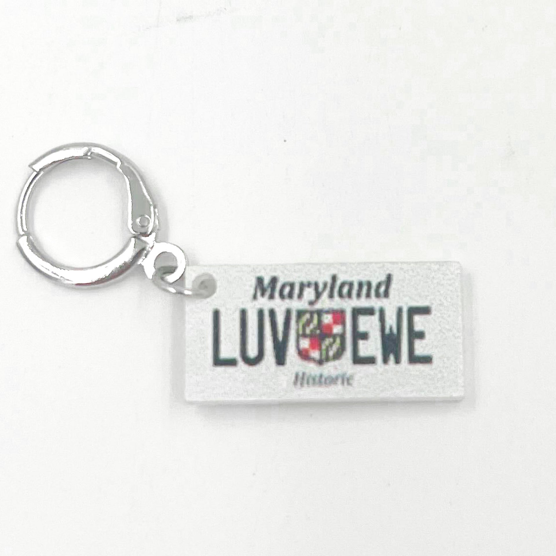 Jimmy Beans Wool State Stitch Markers - Maryland - Zoom Image
