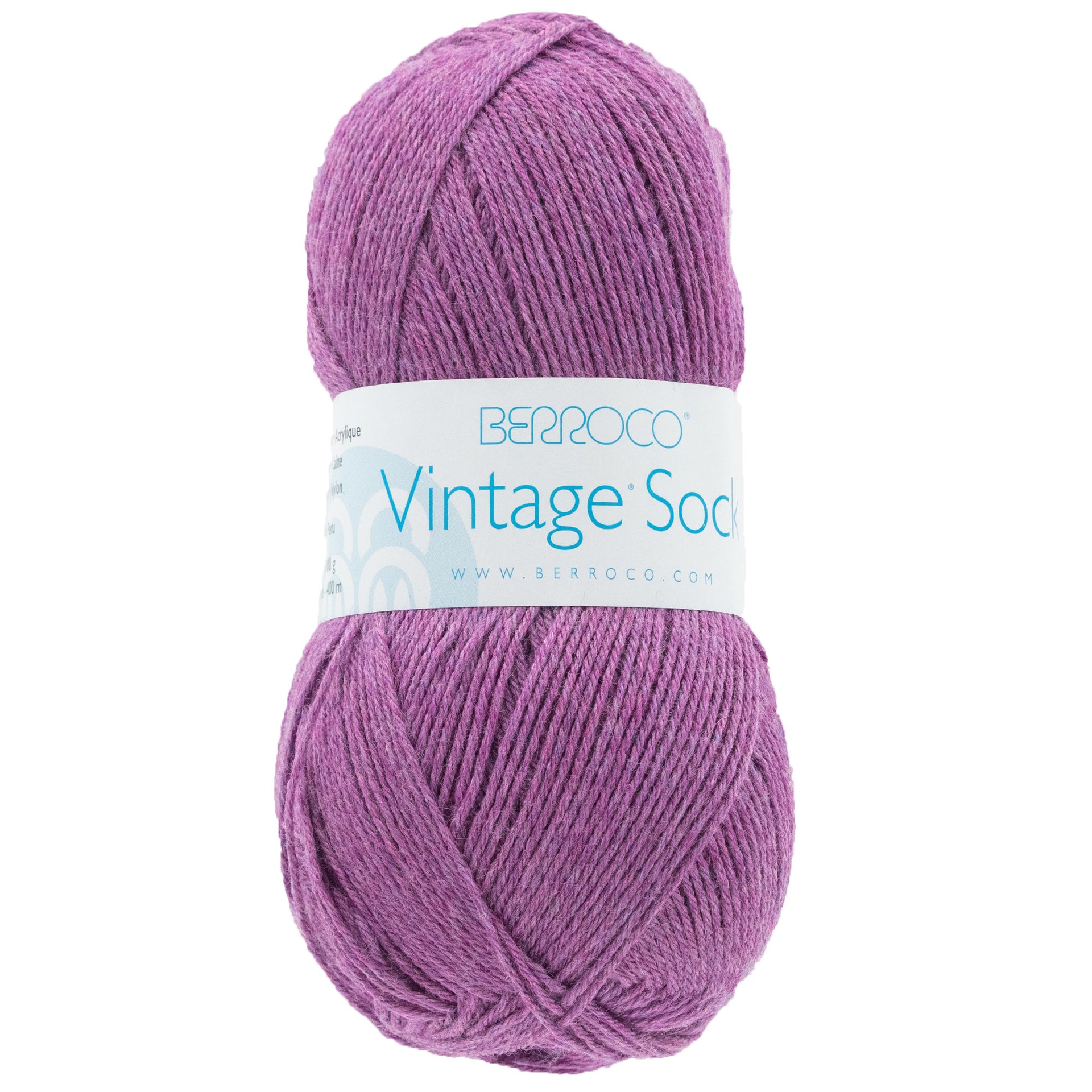 Berroco Vintage Sock Yarn - 12086 Fuchsia - Zoom Image
