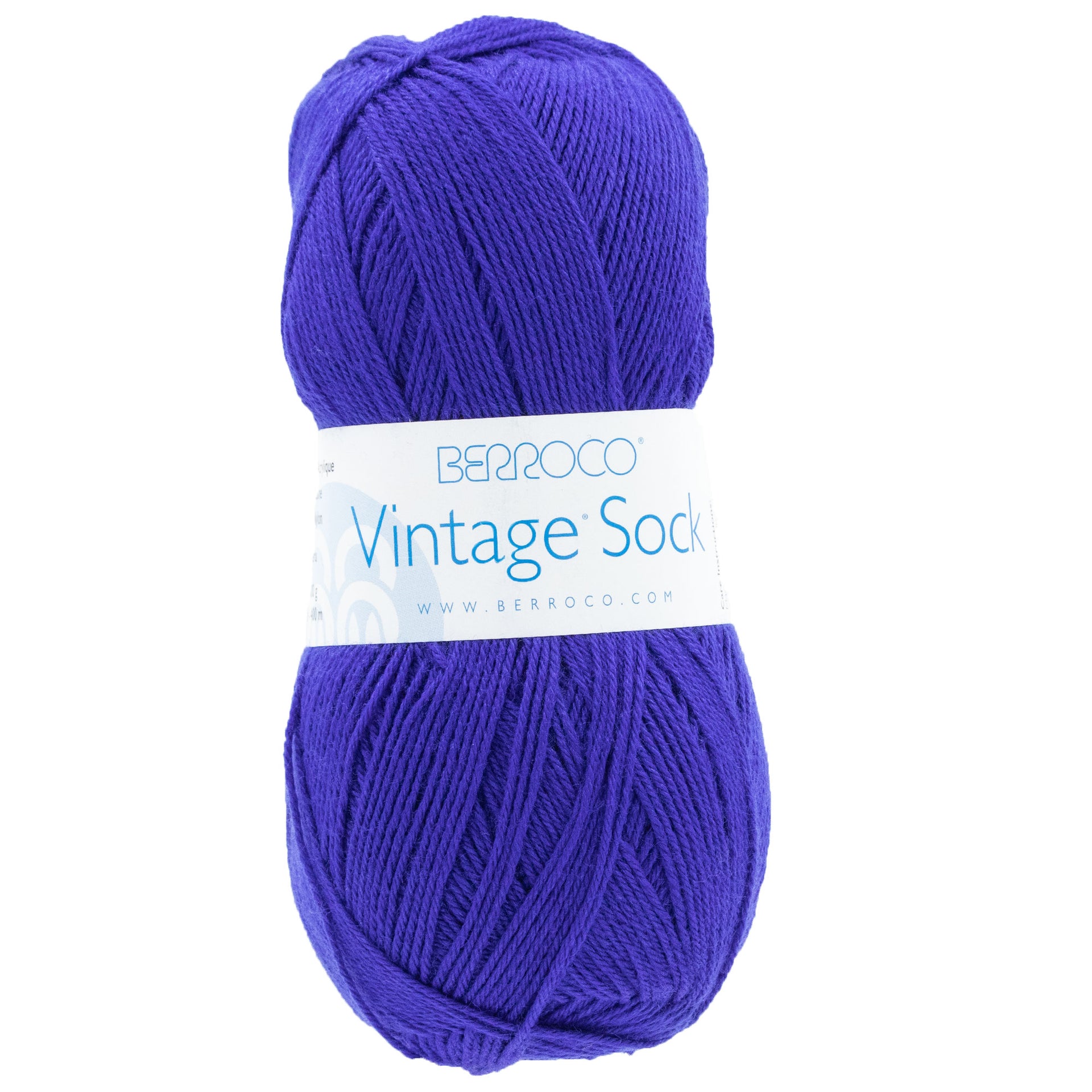 Berroco Vintage Sock Yarn - 12160 Wild Blueberry - Zoom Image
