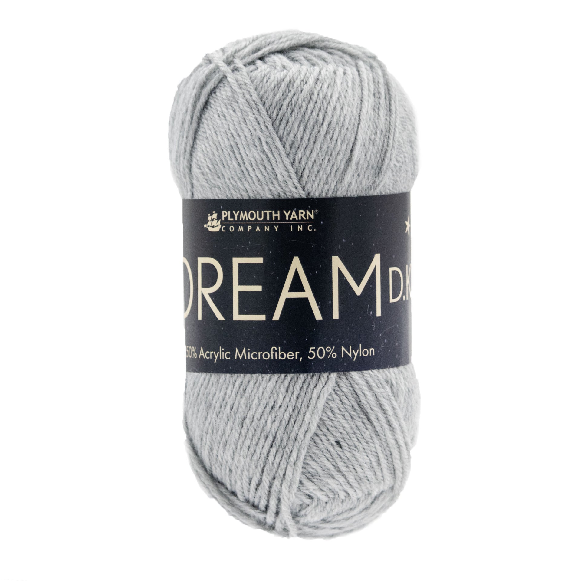 Plymouth Yarn Dreambaby DK Yarn - 178 Light Grey Heather - Zoom Image

